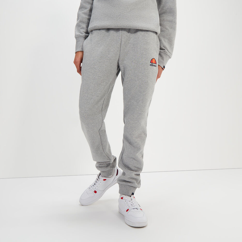 Ellesse Men's Ovest Grey Casual Pants - Comfortable Slim Fit Joggers for Gym, Running & Everyday Wear