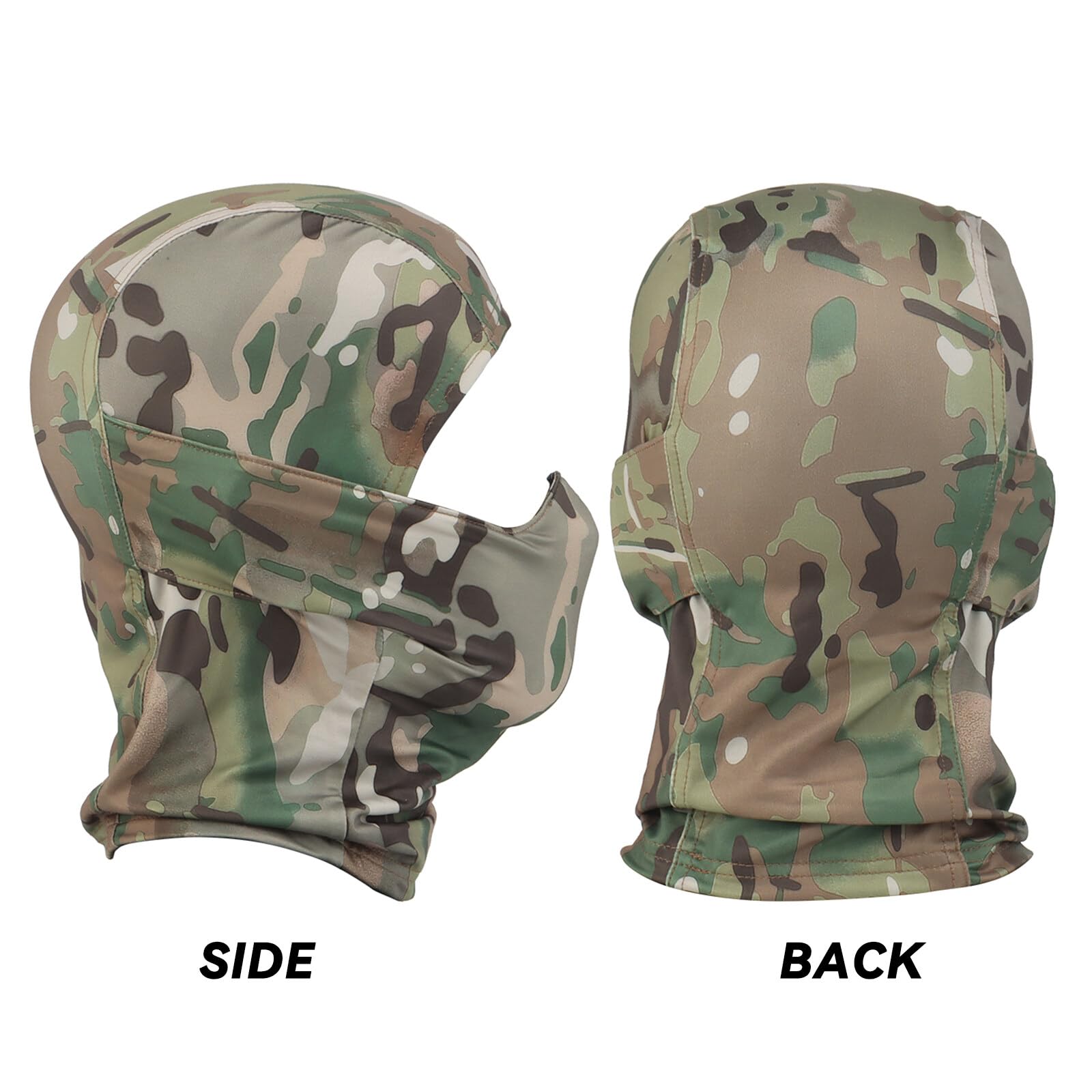 AOUTACC Balaclava Airsoft Mask - Ninja Style Tactical Full Face Protective Mask, Soft Silicone for Airsoft, Cycling & Outdoor Sports | Perfect for Paintball, Motorcycling & Winter Activities