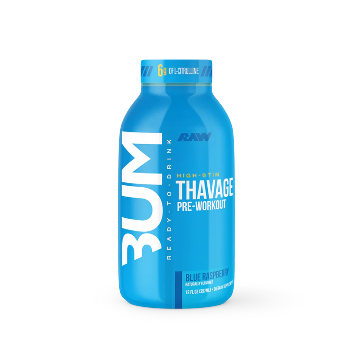 CBUM THAVAGE Pre Workout RTD - Energy Boosting Drink for Gym & Fitness | Pre-Workout Supplement for Muscle Growth & Endurance | Perfect for Bodybuilding, Weightlifting & Athletic Performance