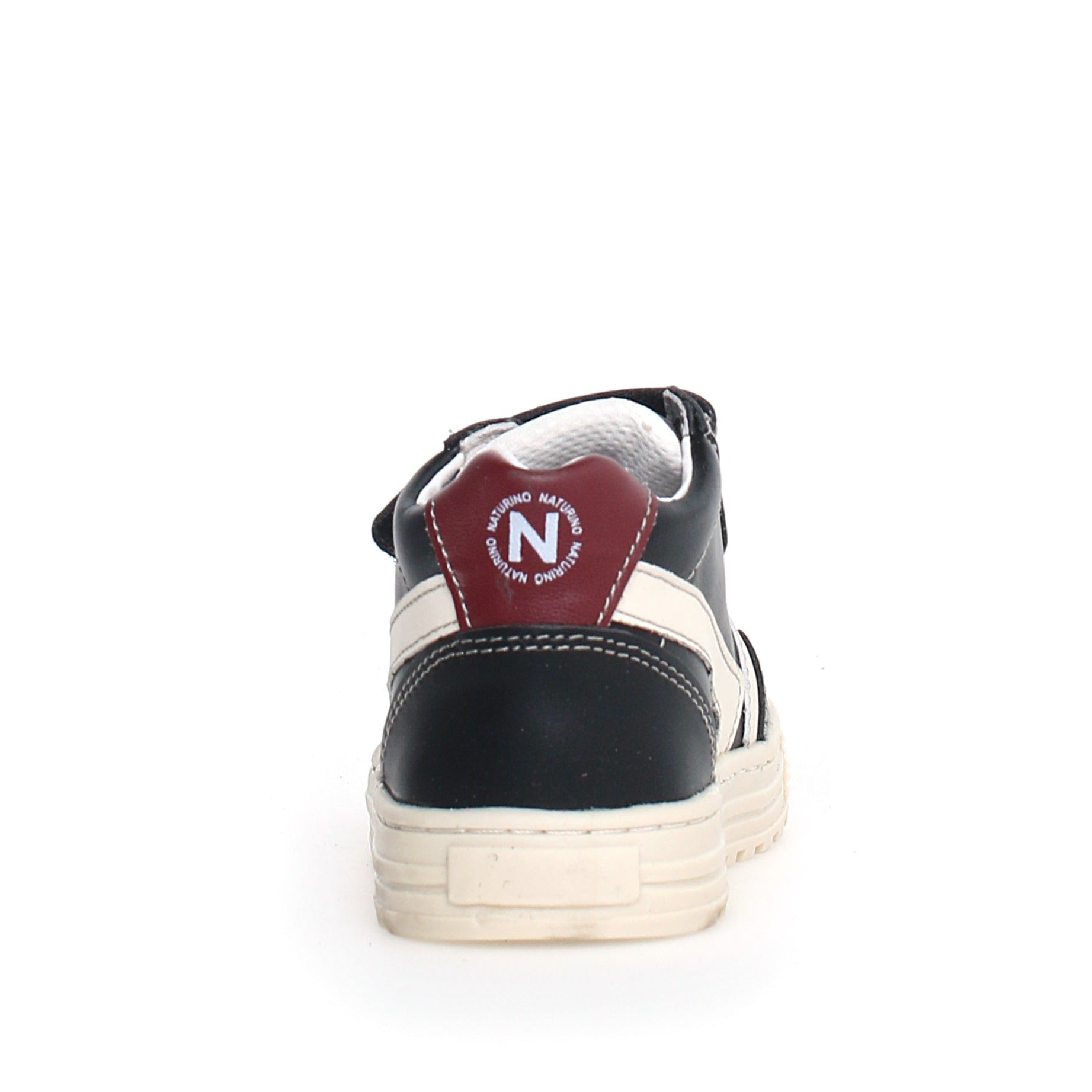 Naturino Ceonia High Calf Sneakers for Girls and Boys - Black/Milk | Comfortable Kids Shoes for School, Play & Outdoor Activities