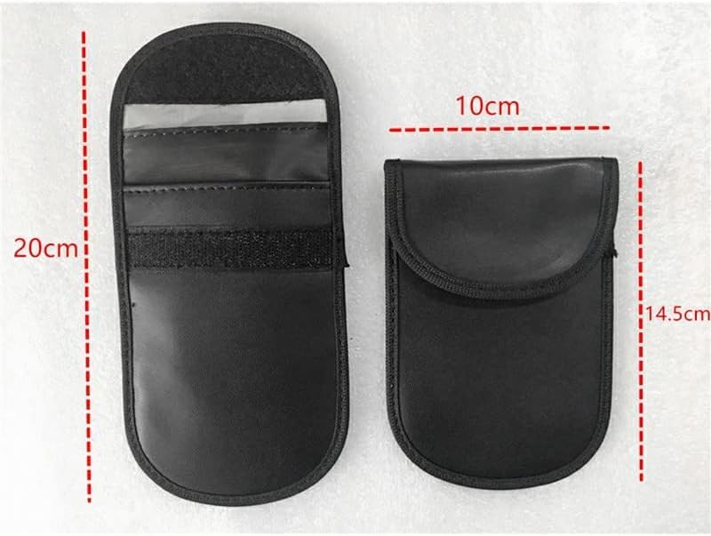 Universal Star - 2 Pack Faraday Pouch Bag for Car Keys | Signal Blocking Pouch for Keyless Entry | Anti-Theft Car Key Case for Secure Storage at Home or Travel