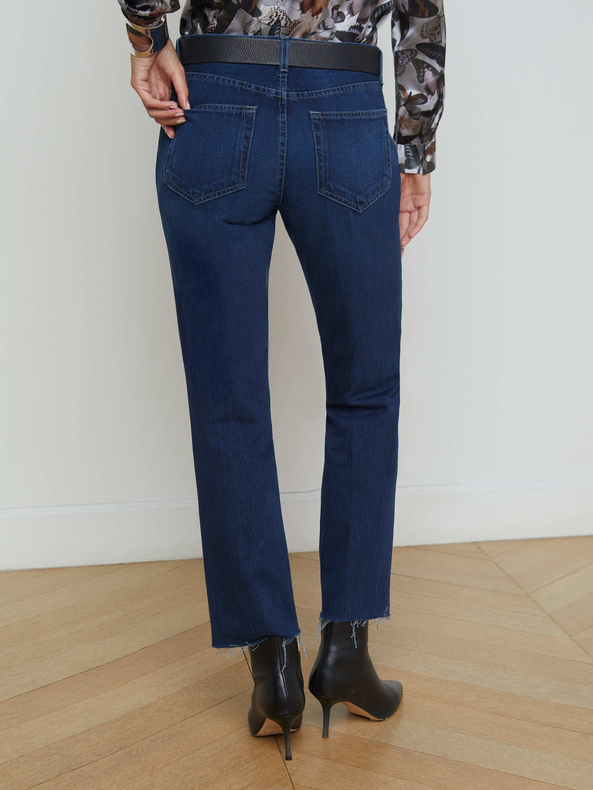 Milana Slouchy Stovepipe Jeans for Women - High Waist Distressed Denim Pants - Perfect for Casual Outings & Street Style Fashion