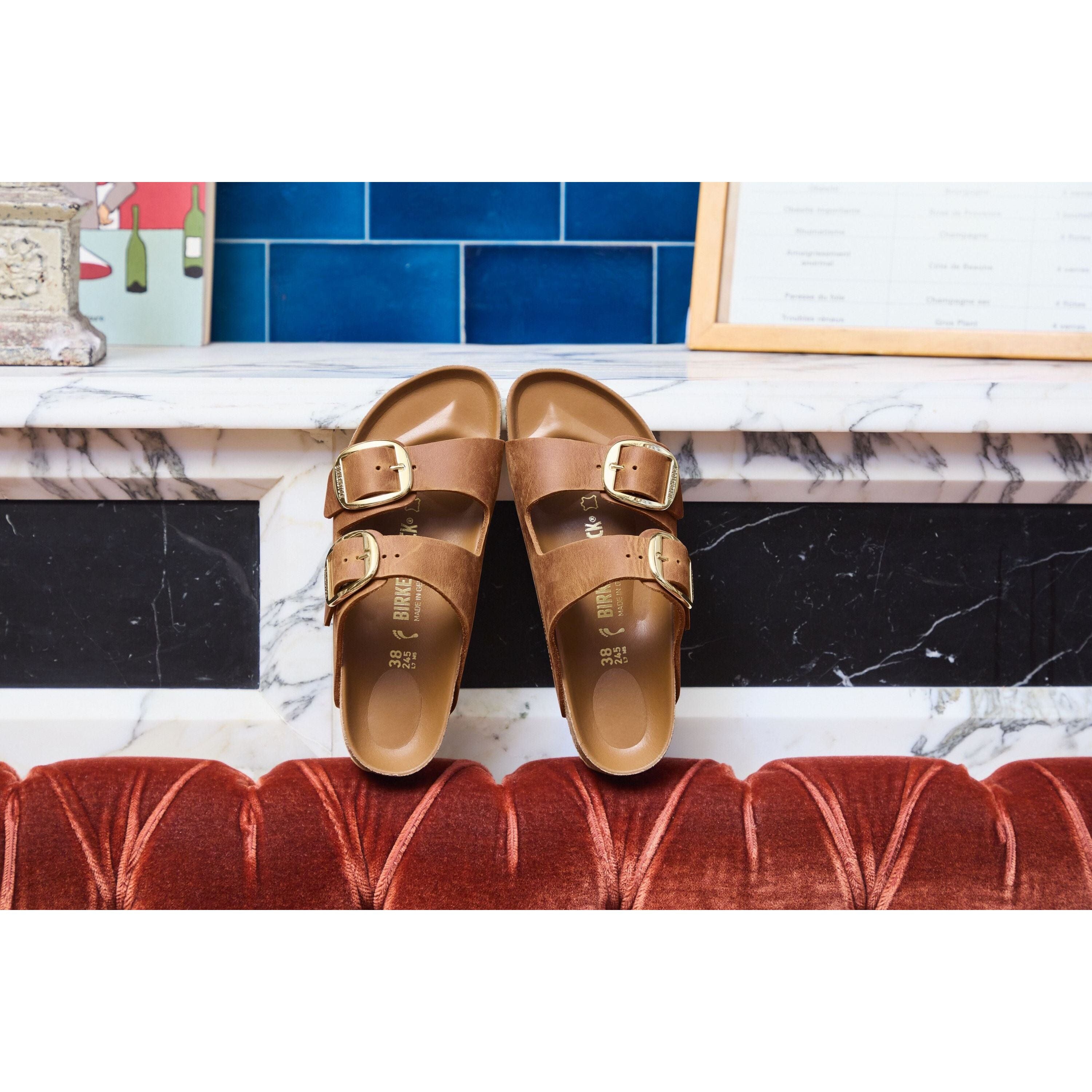 BIRKENSTOCK ARIZONA BIG BUCKLE Sandals - Comfortable Leather Footbed Slides for Women & Men | Perfect for Casual Wear, Beach, and Summer Outfits
