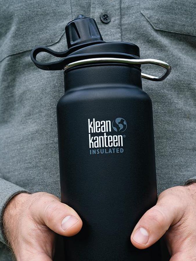 Klean Kanteen Insulated Water Bottle with Chug Cap - 20oz, 32oz, 64oz Sizes - BPA-Free Stainless Steel - Leak Proof & Sweat Proof - Perfect for Gym, Hiking, Camping & Outdoor Activities
