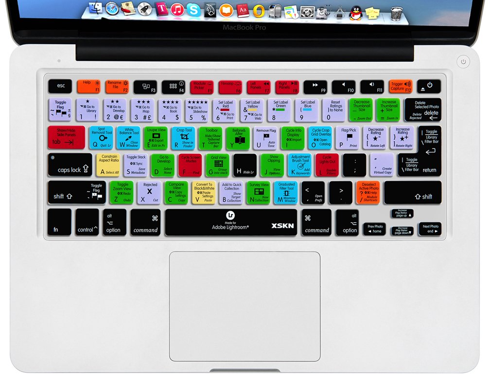 Adobe Lightroom Keyboard Silicone Skin Cover for MacBook Air 13
