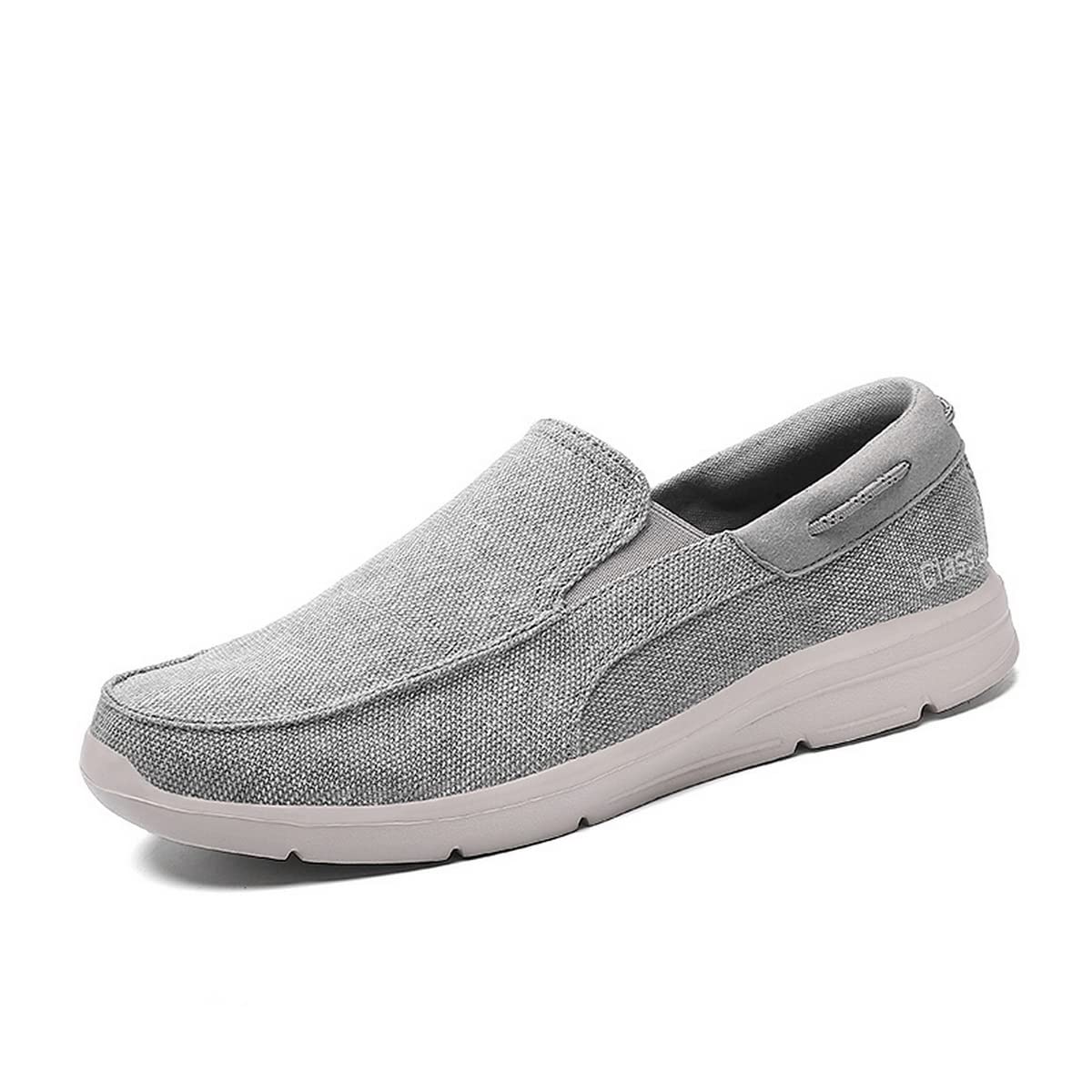 Men's Slip-On Loafers - Lightweight Comfortable Non-Slip Boat Shoes for Walking & Outdoor Casual Wear - Perfect for Work, Travel, and Everyday Use