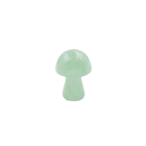 Natural Green Aventurine Crystal Mushroom – Healing Stone for Home Decor, Meditation & Spiritual Gifts | Perfect for Zen Gardens, Office Desk & Reiki Energy Work