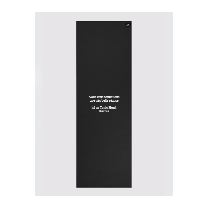 Custom Personalized Yoga Mat 6mm Thick - Eco-Friendly Non-Slip Exercise Mat with Your Own Design in Black - Perfect for Home Workouts, Yoga Studios & Gym Sessions
