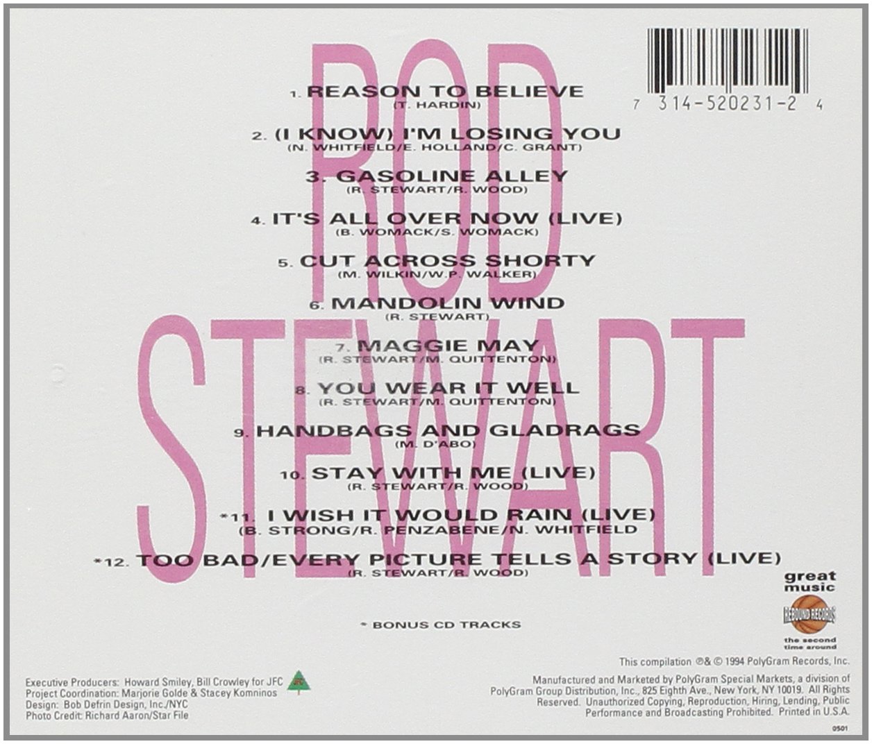 Best Rod Stewart Songs - Classic Rock Hits for Home & Party