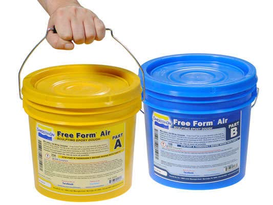 Free Form AIR - Mix & Apply-by-Hand Epoxy Dough (1 Gallon) for DIY Crafts, Home Repairs & Sculpting Projects