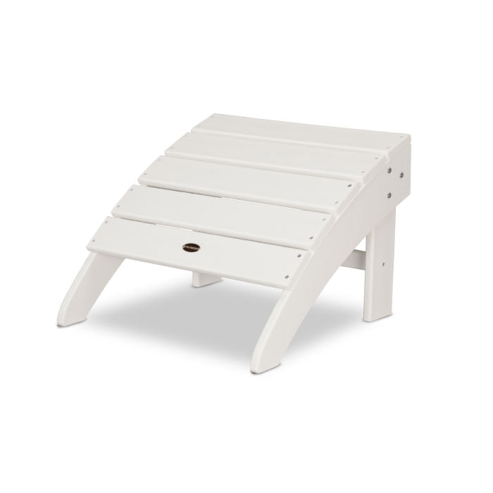 POLYWOOD Palm Coast Outdoor Ottoman - Weather-Resistant, Durable & Stylish - Perfect for Patio, Poolside, or Garden Relaxation