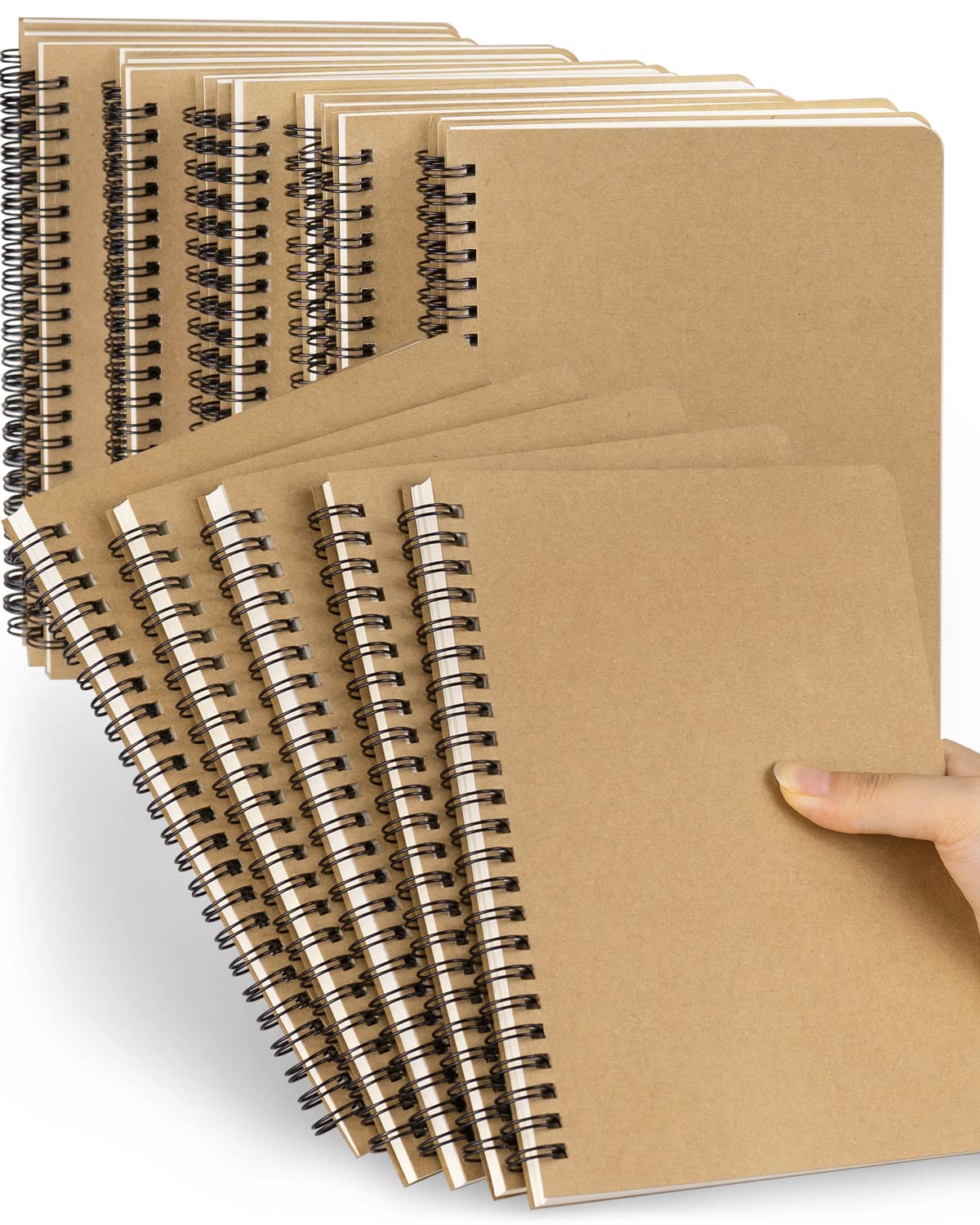 Premium A5 Spiral Notebook Set - 20 Pack College Ruled Journals (120 Pages/60 Sheets Each) for School, Office & Travel | Perfect for Students, Professionals & Note-Taking Enthusiasts | Ideal for Lectures, Meetings, Creative Writing & Daily Planning