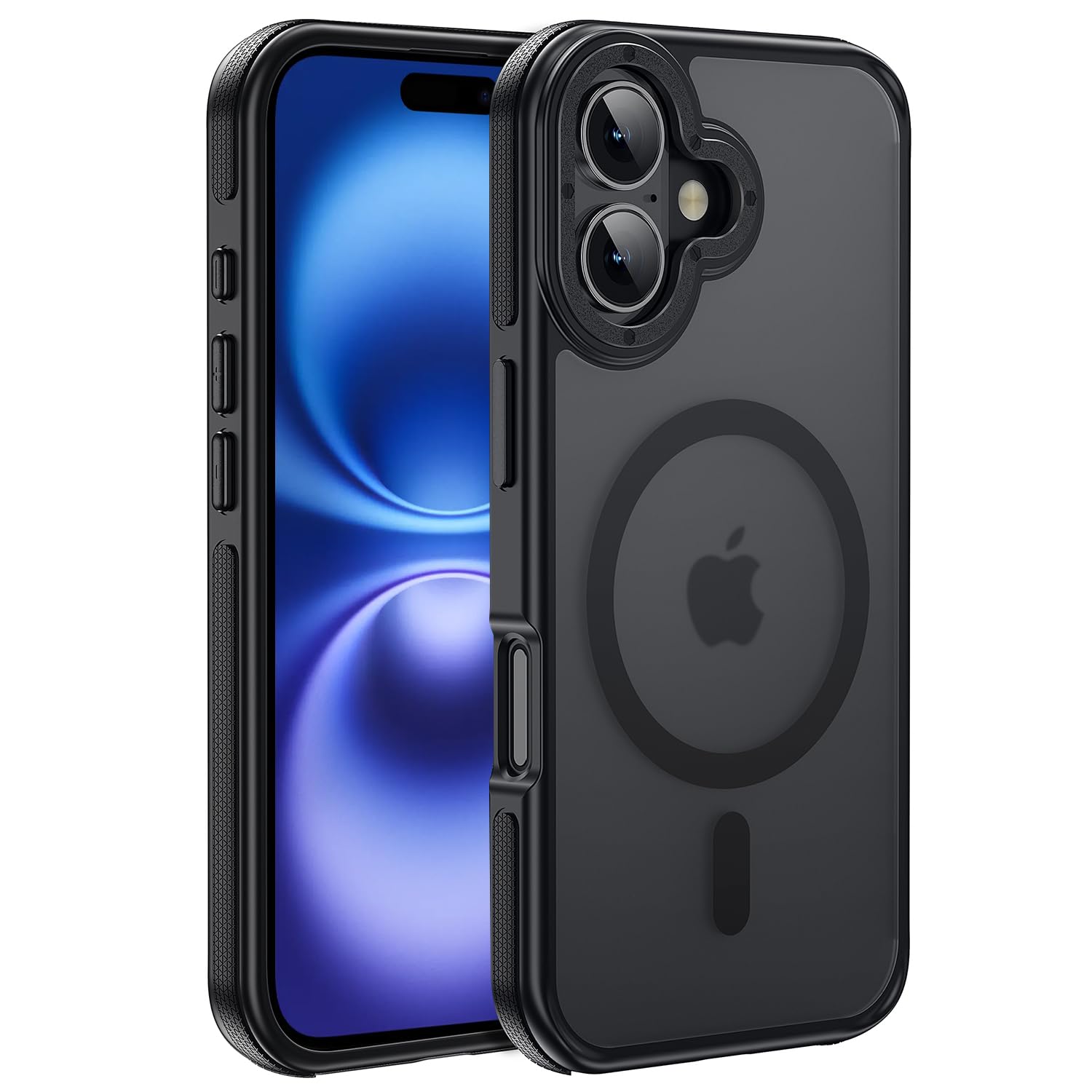 Ultra Strong Magnetic iPhone 16 Case - 5X Military-Grade Shockproof & Slim Translucent Design | MagSafe Compatible Protective Cover for iPhone 16 (6.1