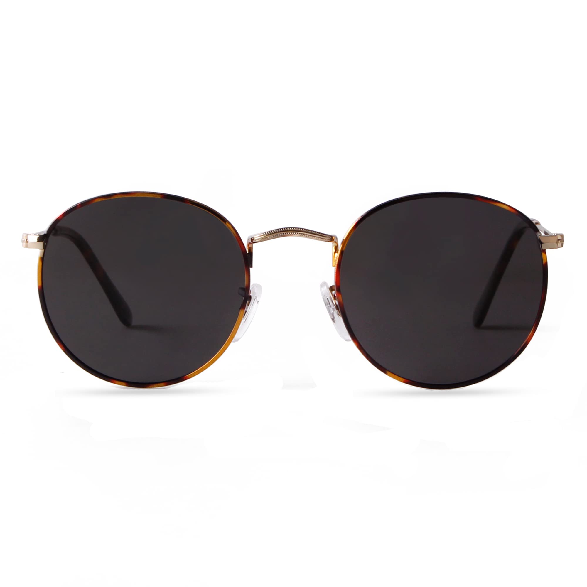 Stylish Round Polarized Sunglasses for Women & Men - UV Protection & Anti-Glare - Perfect for Driving, Beach, and Outdoor Activities
