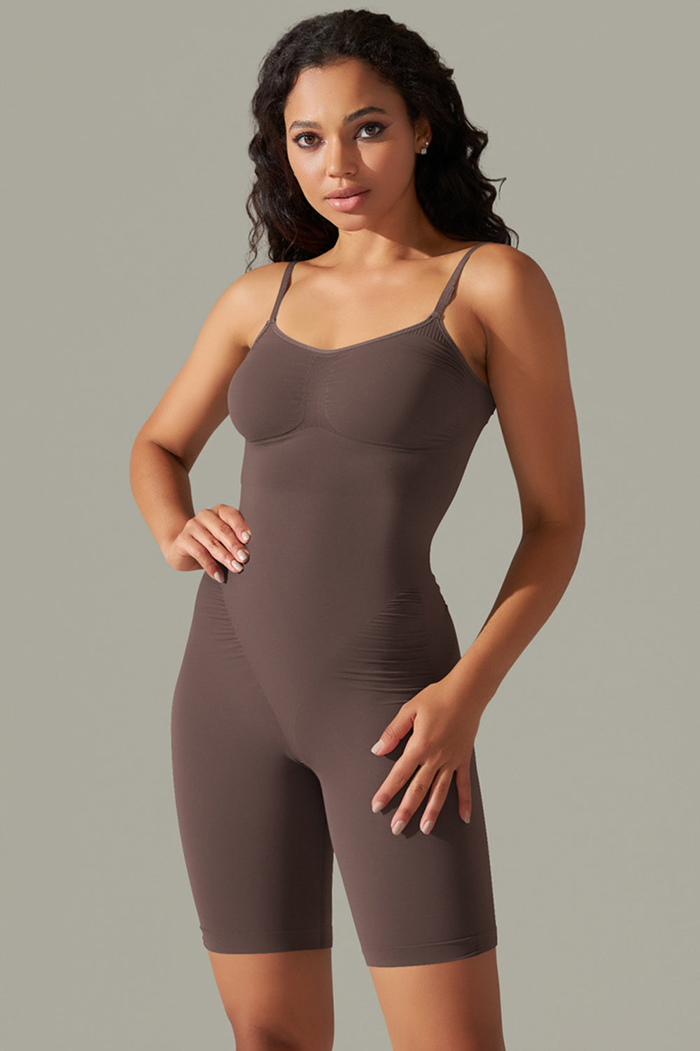 Women's Spaghetti Strap Active Romper - Workout & Lounge Wear for Yoga, Running, and Casual Outfits