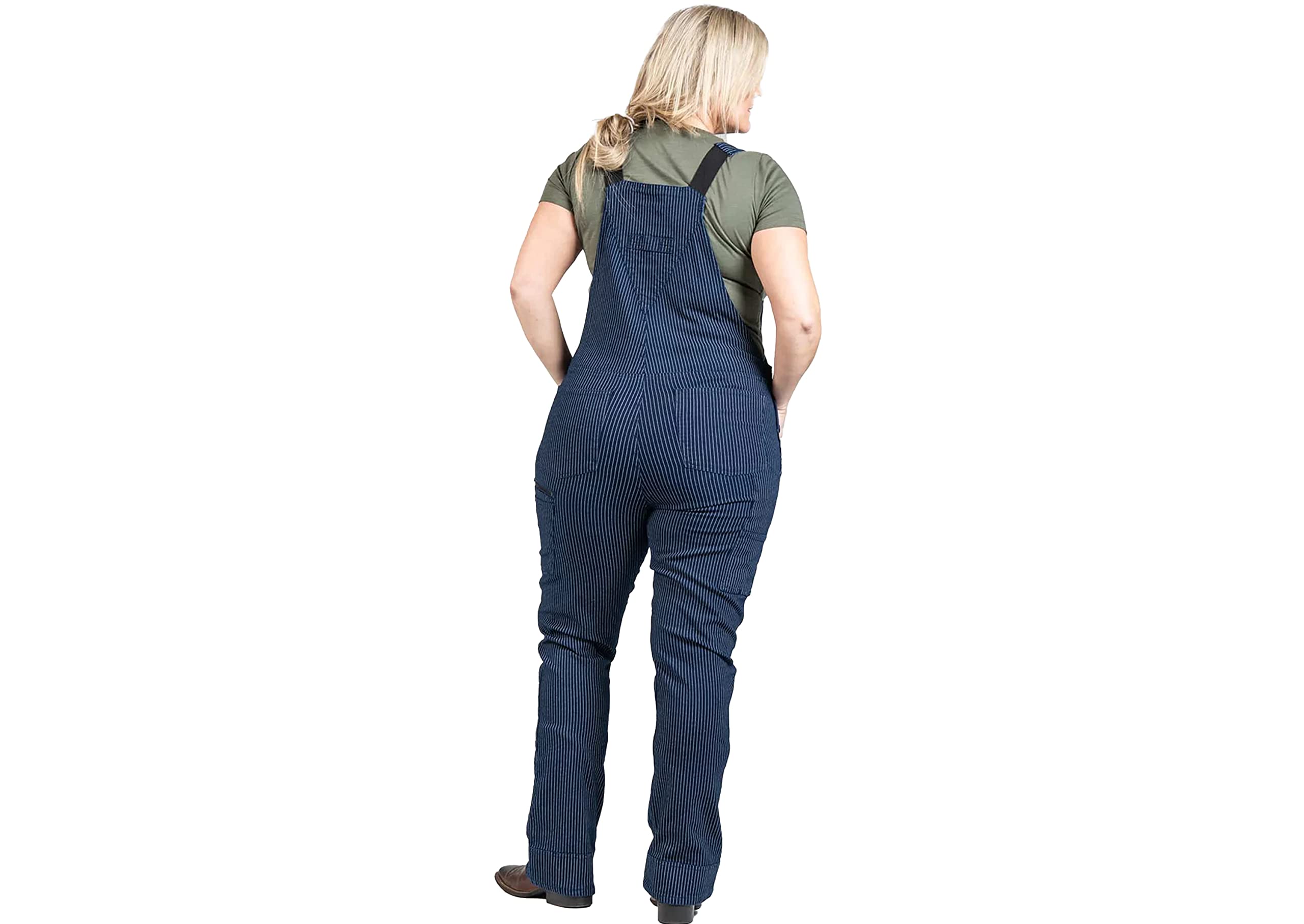 Durable Women's Dovetail Workwear Overalls with 13 Pockets - Heavy Duty Denim Bib Overalls for Construction, Farming & Outdoor Work