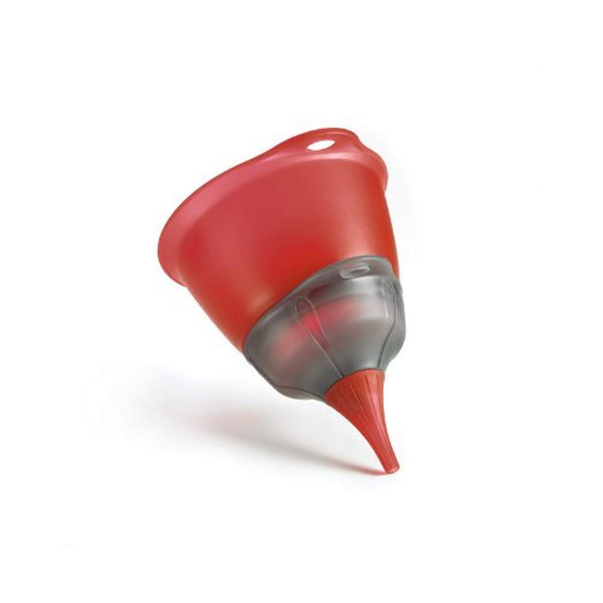 Cuisipro 3-in-1 Kitchen Funnel Set - Red | Multi-Purpose Measuring & Pouring Tools for Baking, Cooking, and Meal Prep