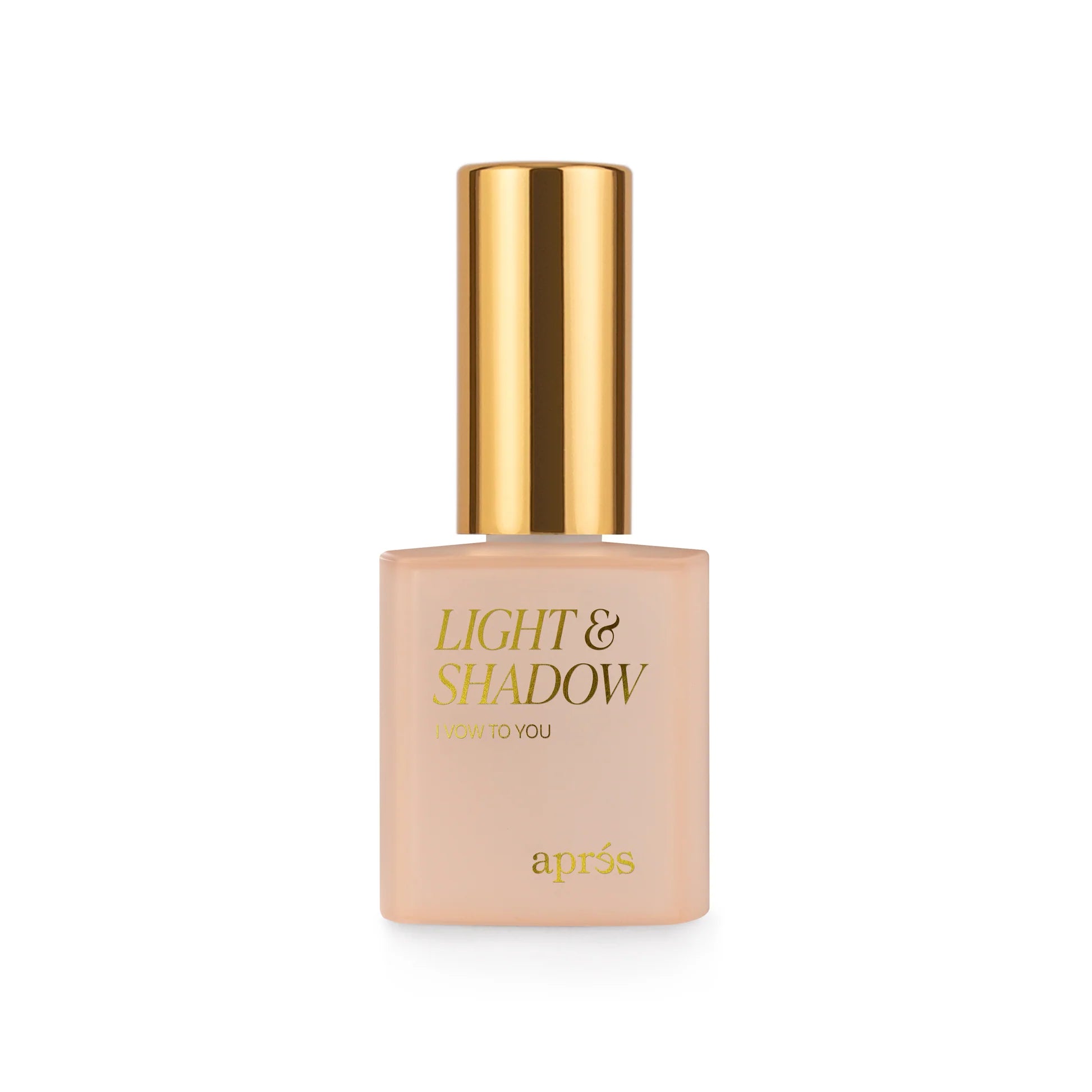 Apres Light & Shadow Sheer Gel Couleur 709 I Vow To You - Semi-Transparent Nail Polish with Shimmer Finish - Perfect for Weddings, Date Nights & Special Occasions