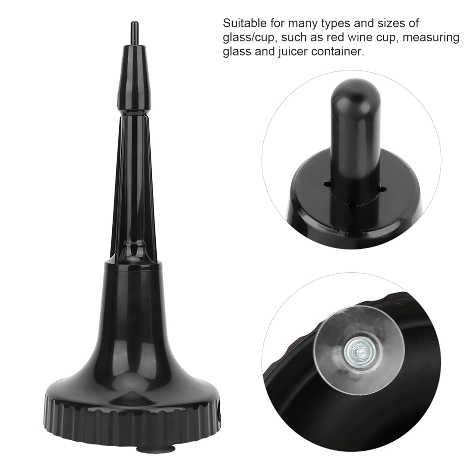 Portable Glass Blender Rinser - Multi-Function Wine Glass, Juicer, and Cup Cleaner for Milk Tea Shops & Coffee Grinder Washing | Ideal for Home, Bar, and Cafe Use