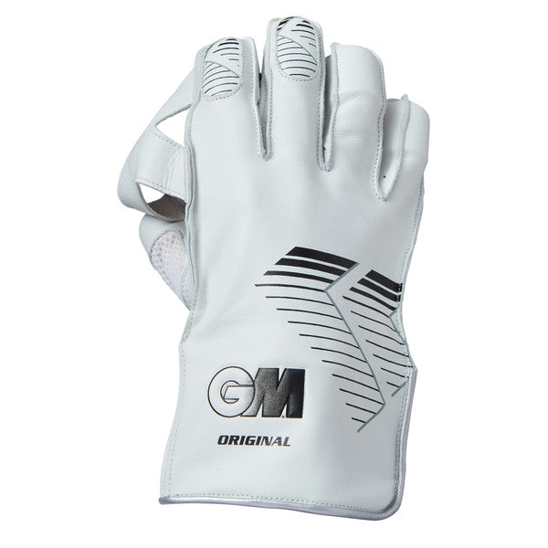 GM Original Cricket Wicket Keeping Gloves - Professional Quality Leather Gloves for Wicket Keepers - Perfect for Matches, Training & Practice Sessions