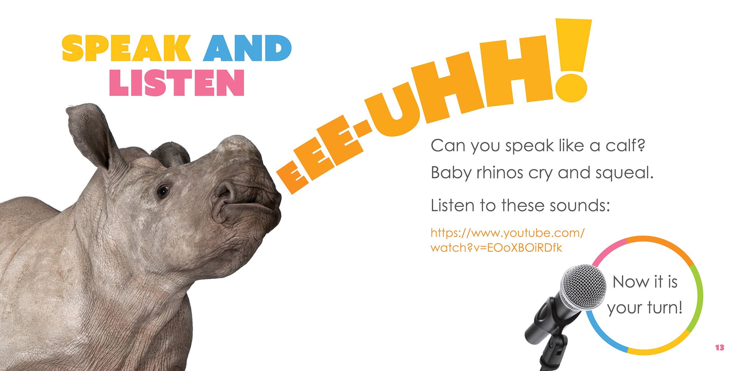 Adorable Baby Rhinoceros Plush Toy - Soft & Cuddly Stuffed Animal for Kids | Perfect for Nursery Decor, Gift & Cuddling