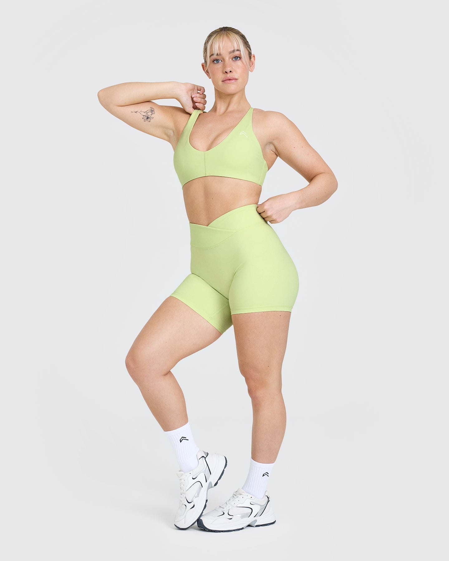 Pump Green Seamless Wireless Micro Bralette - Comfortable Soft Support for Yoga, Gym & Everyday Wear