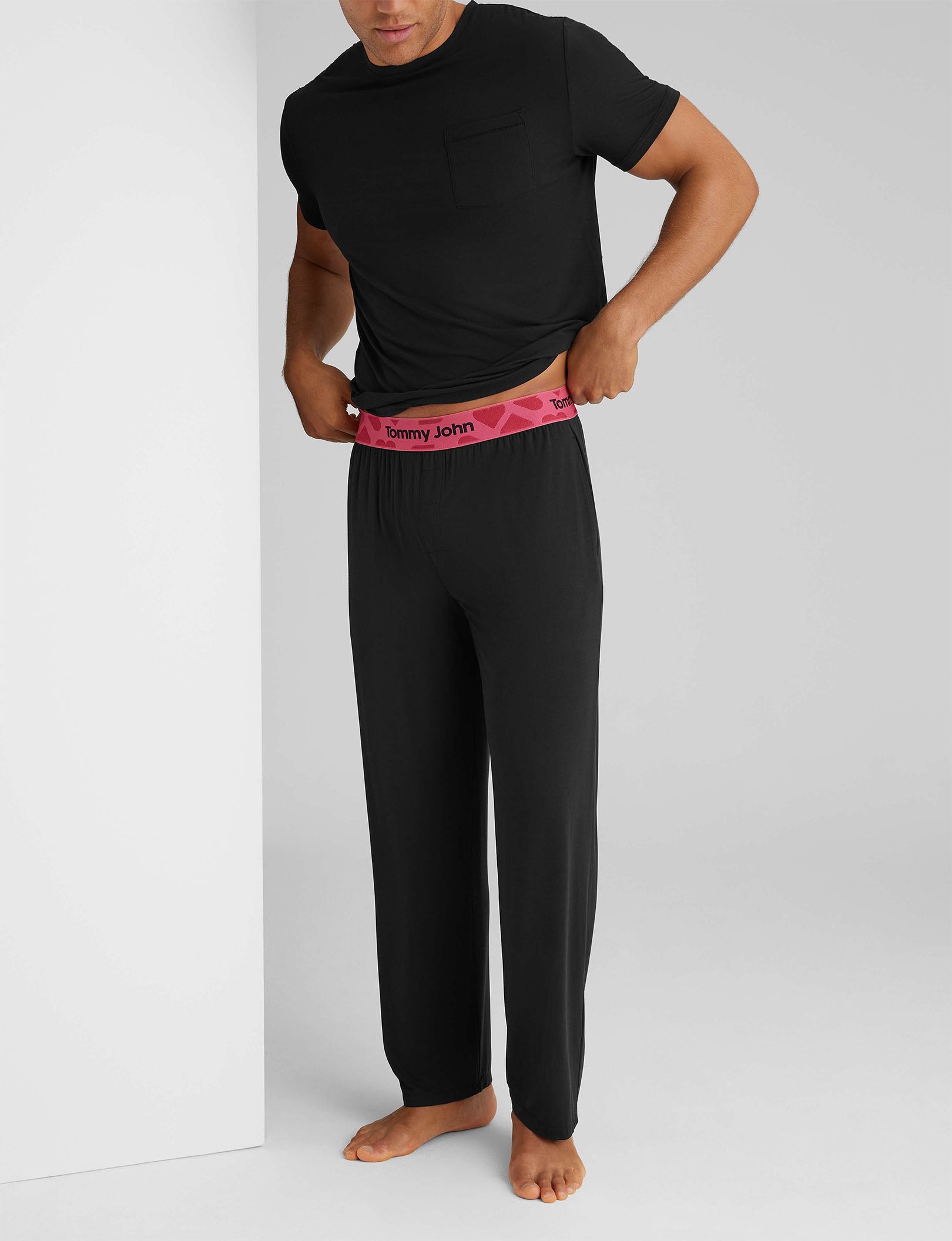 Second Skin Sleep Pocket Tee & Pant Set - Ultra Soft Pajama Set for Women - Perfect for Lounging, Sleeping & Travel