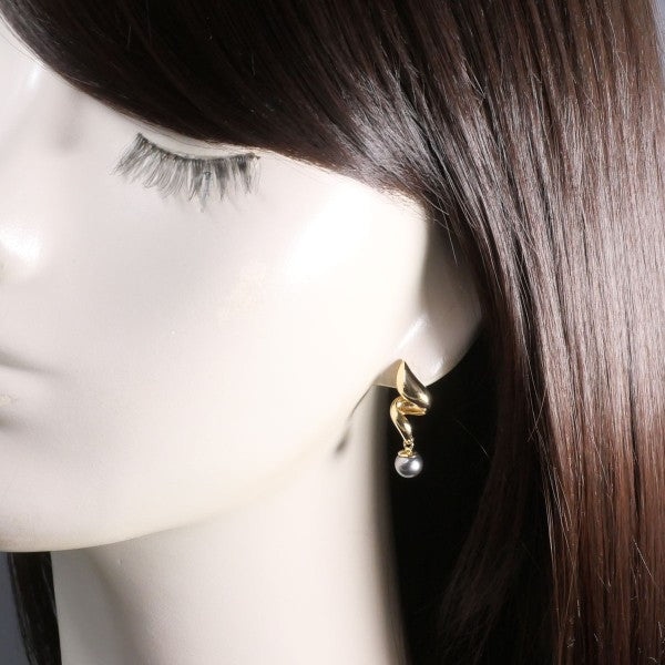 14K Yellow Gold Pearl Earrings for Women - Classic Stud Earrings with Genuine Pearls - Perfect for Weddings, Parties & Everyday Elegance