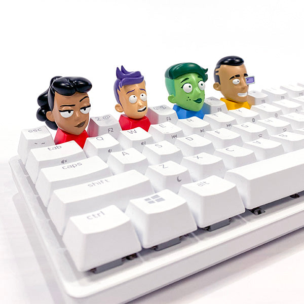 Star Trek: Lower Decks Rutherford Artisan Keycap - Mechanical Keyboard Custom Key for Gaming & Typing - Perfect for Fans, Collectors & PC Enthusiasts