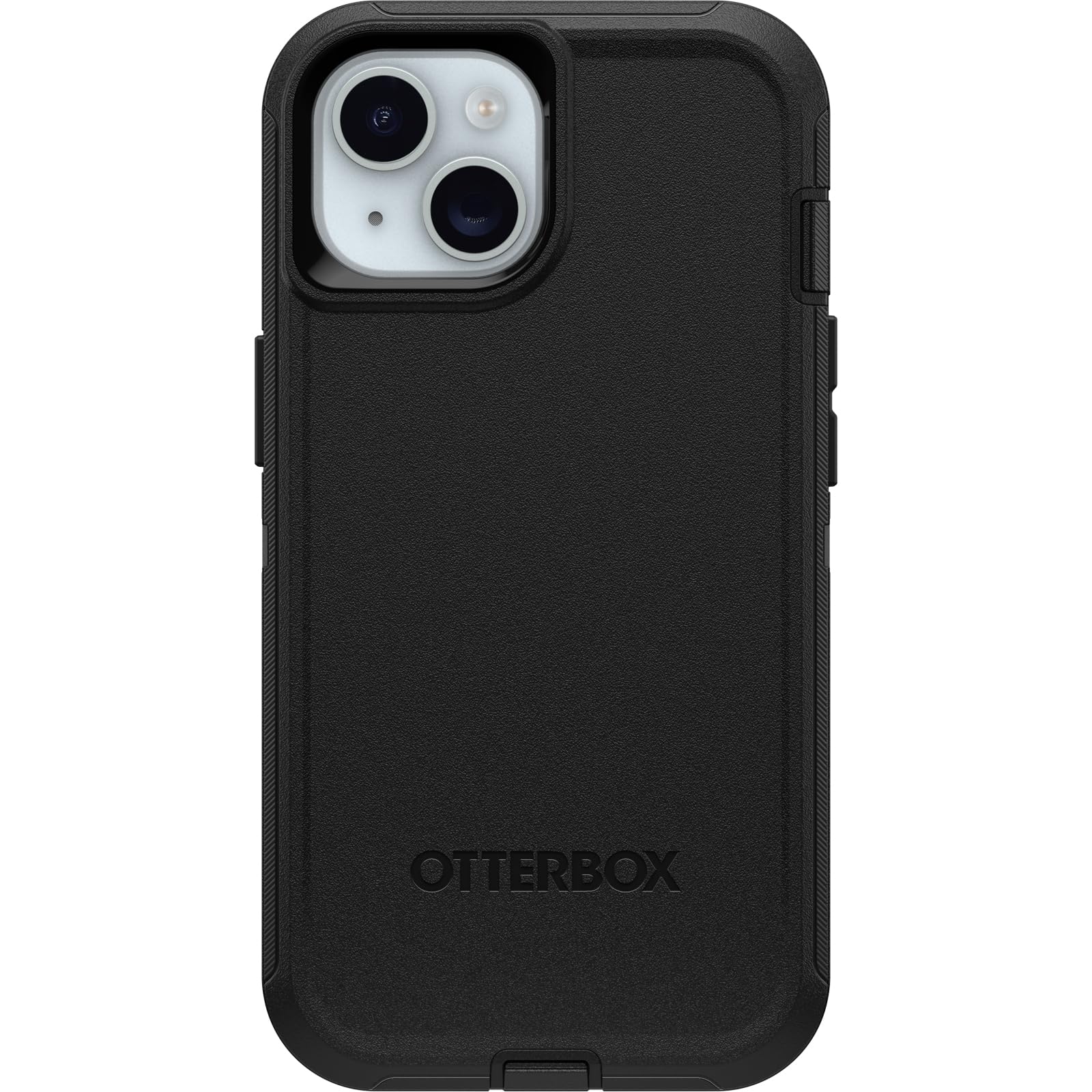 OtterBox Defender Series Case for iPhone 16e/15/14/13 - Military-Grade Shockproof & Drop Protection, Ultra Rugged Phone Cover (Black) | Perfect for Outdoor Adventures, Construction Sites & Extreme Sports