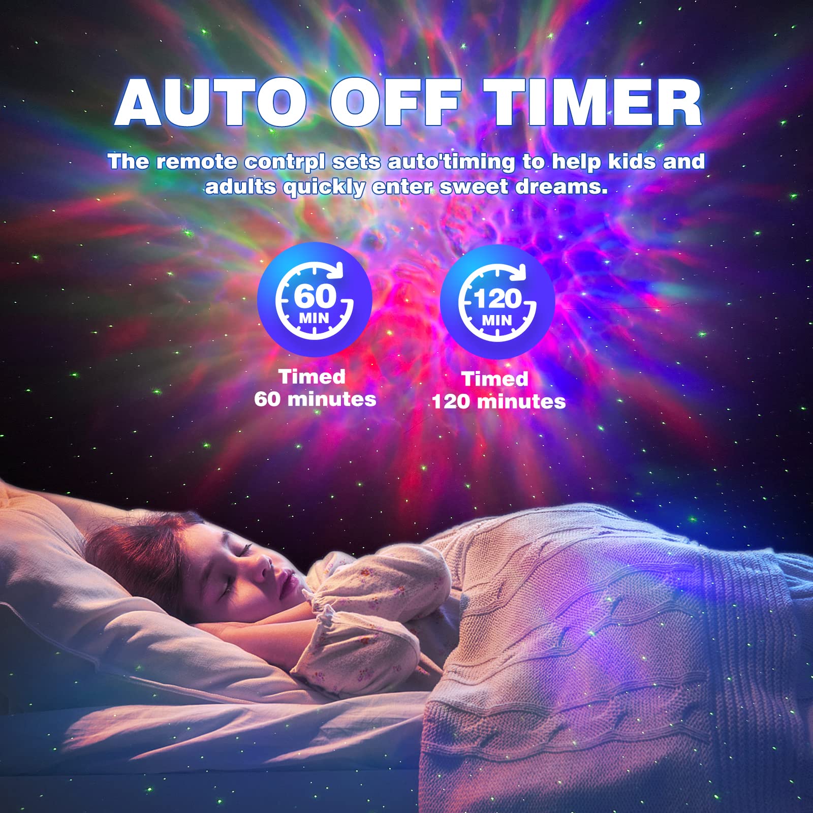 Astronaut Galaxy Projector - Starry Night Light Projector for Kids & Adults | Nebula LED Ceiling Lamp with Timer & Remote Control | Perfect for Bedroom Decor, Relaxation & Birthday Gifts