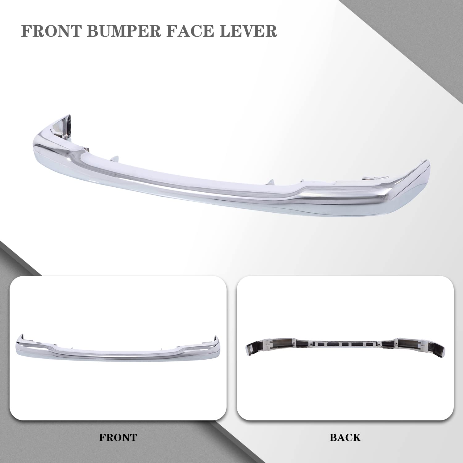 Dodge Dakota Front Bumper Replacement (1997-2004) - Compatible with CH1002252 & 55255844AB | Durable Bracket & Face Bar | Perfect for Off-Roading, Daily Commuting & Auto Repair