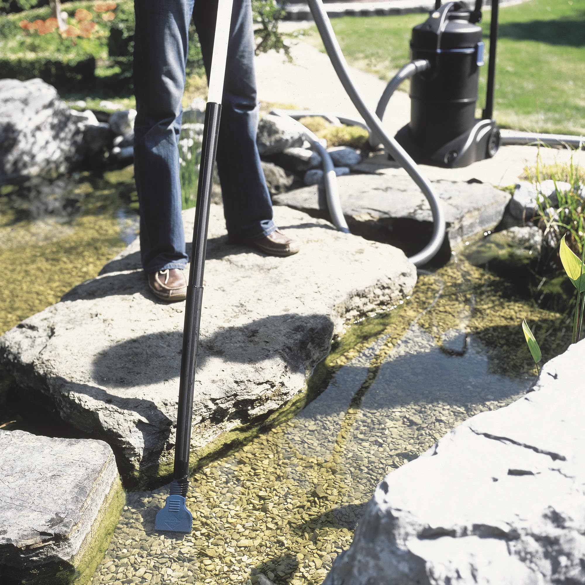 OASE PondoVac 3 Pond Vacuum Cleaner - Powerful 3-in-1 Pond & Water Garden Cleaner for Leaves, Sludge & Debris - Ideal for Small to Medium Ponds, Water Features & Fountains