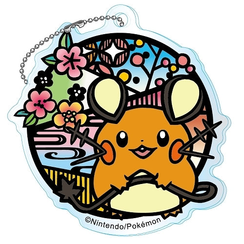 Pokemon Kirie Series Acrylic 2.5 Inch Keychain - Cute Anime Character Key Ring for Bags, Backpacks, Gifts & Collectibles