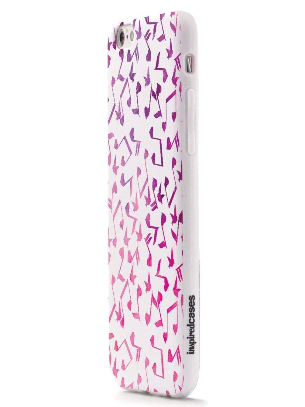 **Samsung Galaxy S10e Case - 3D Textured Protective Phone Cover with Heart Music Notes & Pink Watercolor Design - Slim Shockproof Cover for Daily Use, Travel, and Work**