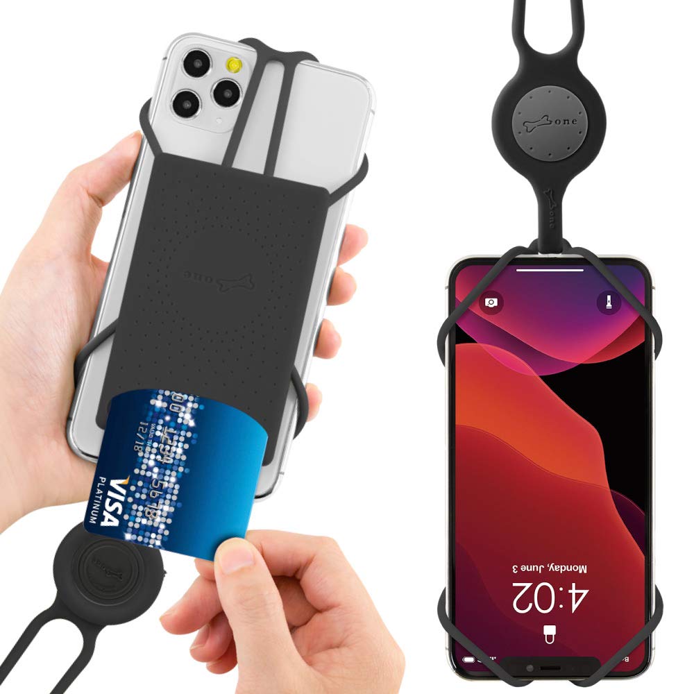 Adjustable Silicone Phone Lanyard - Universal Neck Strap Holder for iPhone, Samsung & Most Smartphones - Secure Hands-Free Carrying for Work, Travel & Outdoor Activities