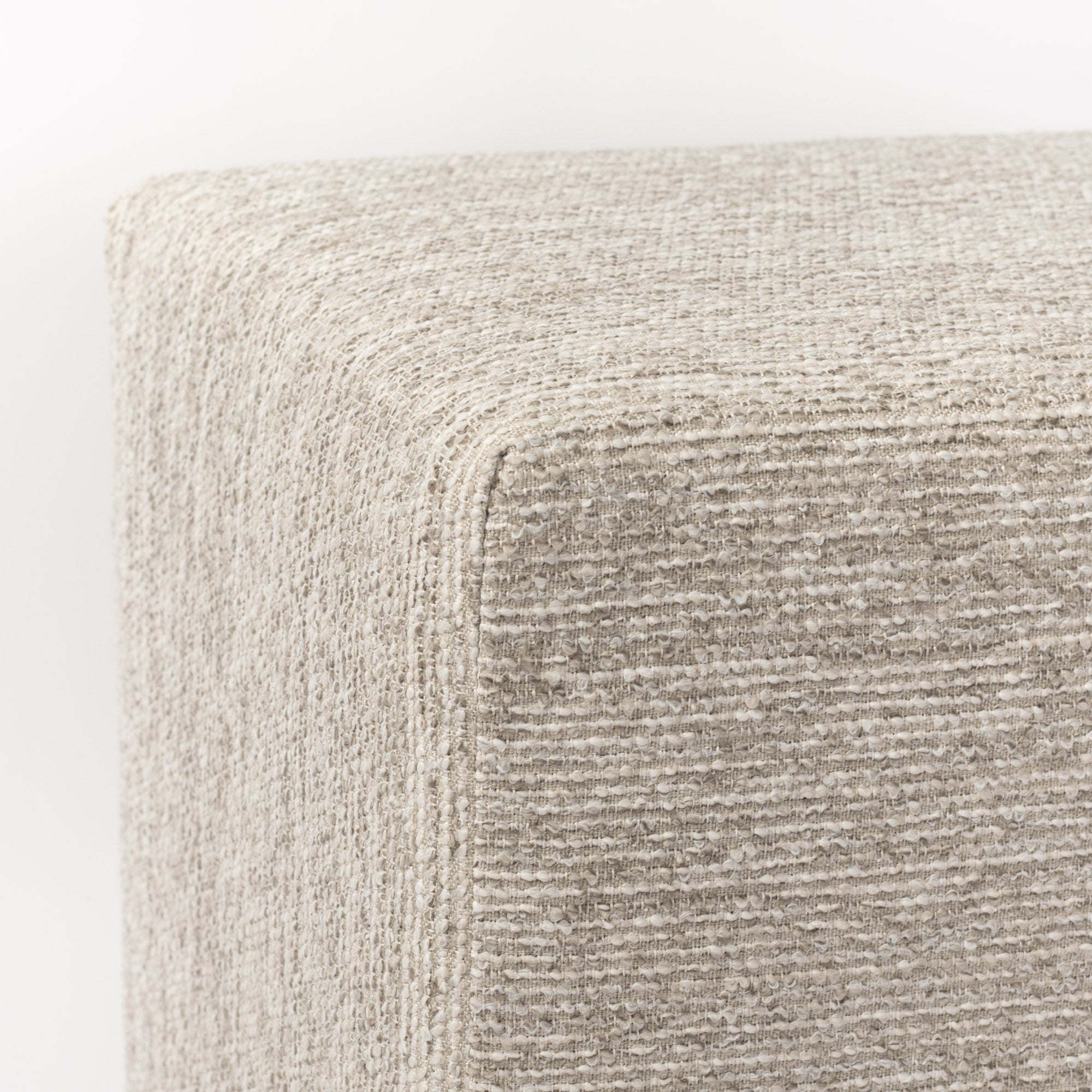 Natura 16x16 Cube Ottoman with Linen Fabric - Stylish Storage Ottoman for Living Room, Bedroom & Home Decor - Perfect for Extra Seating and Storage