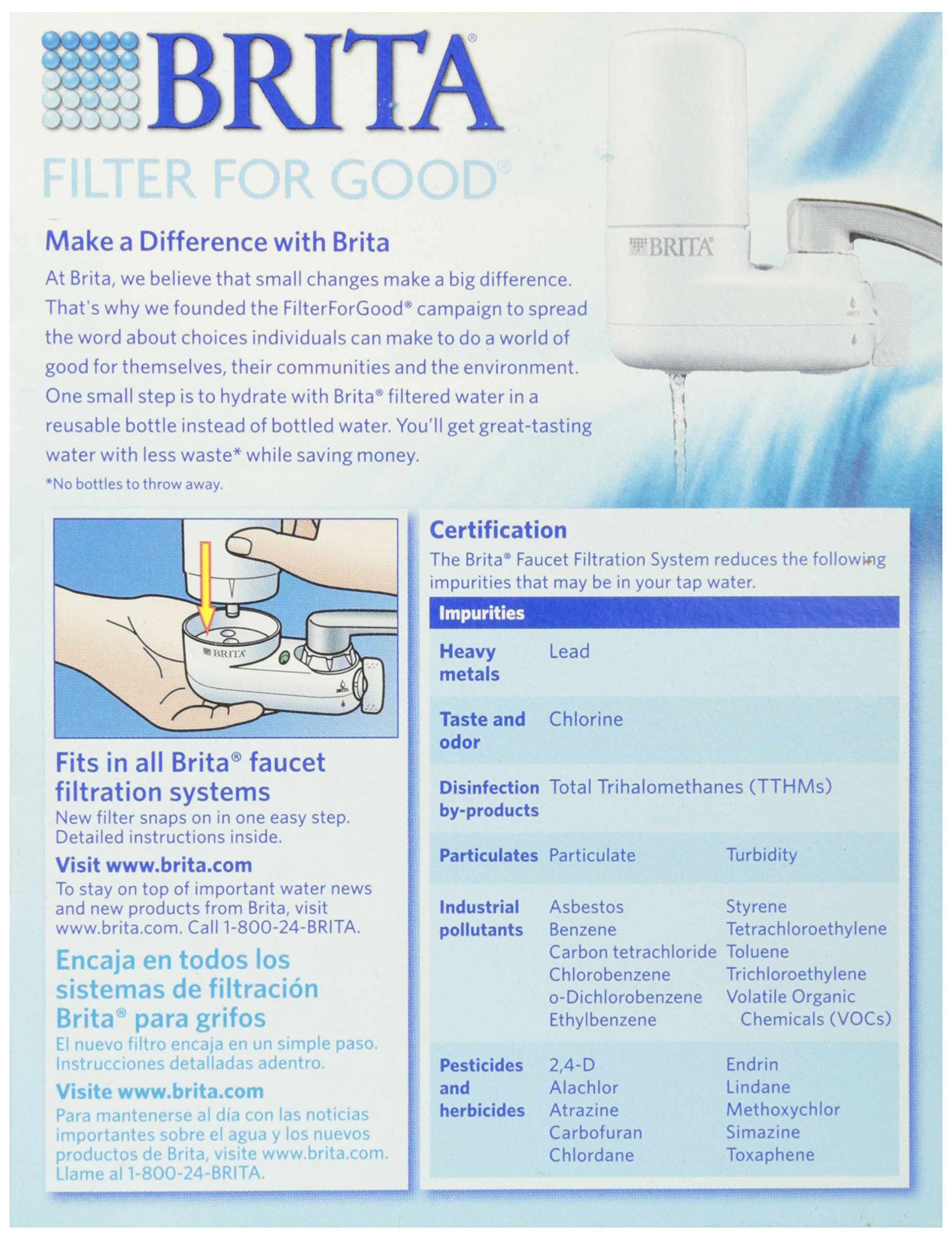 Brita Ultra Faucet Water Filter System - Advanced Filtration for Clean, Great-Tasting Tap Water | Perfect for Kitchen Sink, RV, and Home Use