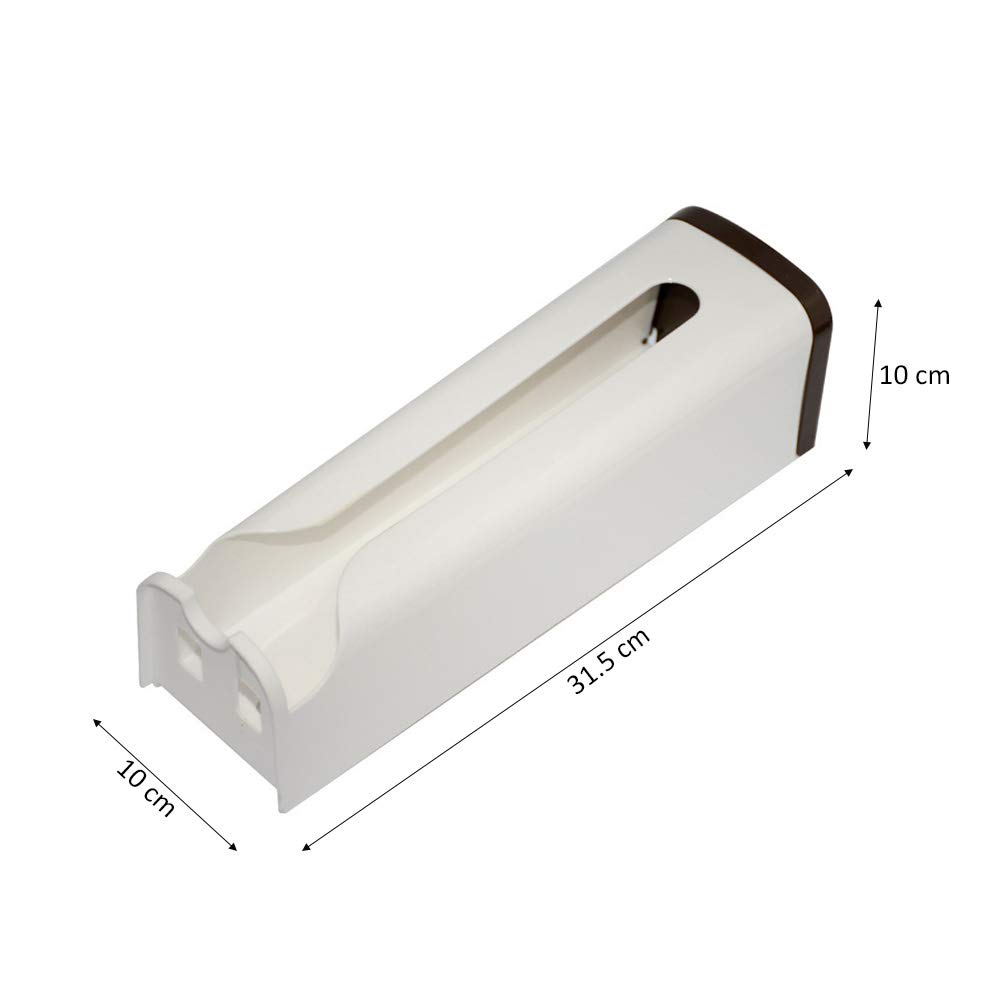 TOPBATHY Hanging Trash Bags - White Waste Organizer for Kitchen, Bathroom & Office | Space-Saving Storage Solution