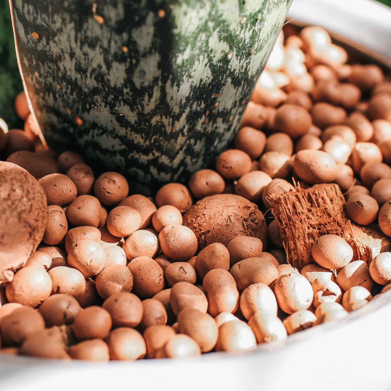 Meccanixity Clay Pebbles 10mm for Hydroponics - Gardening, Bonsai & Vases Decor