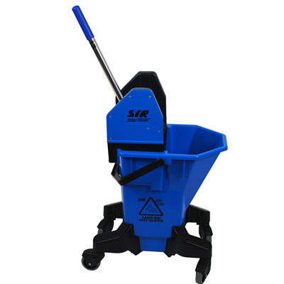 MJ Combo Bucket with Down Press Wringer - Heavy Duty Cleaning Bucket for Mopping, Car Washing, and Household Cleaning