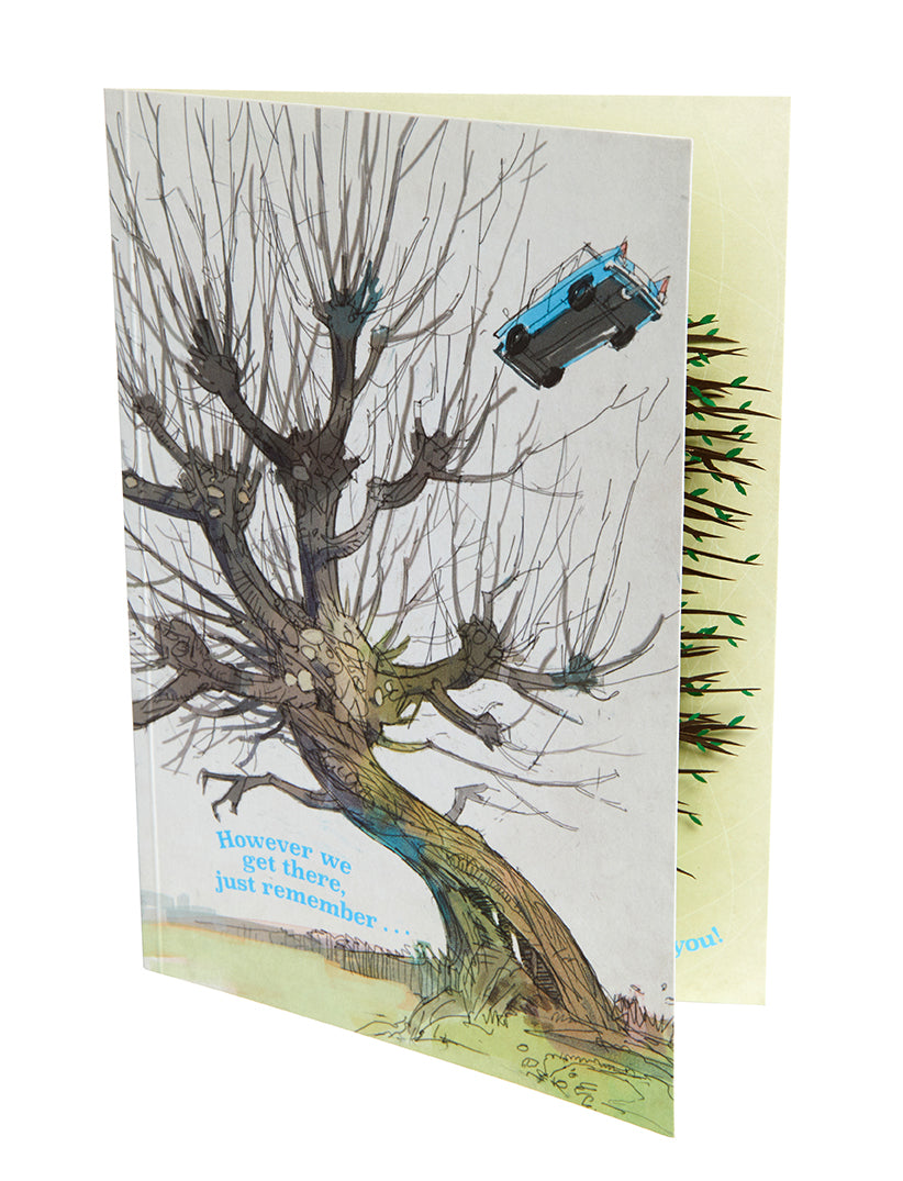 Harry Potter Whomping Willow Pop Up Greeting Card - Friendship Signature Gift for Fans, Birthday, Christmas & Special Occasions