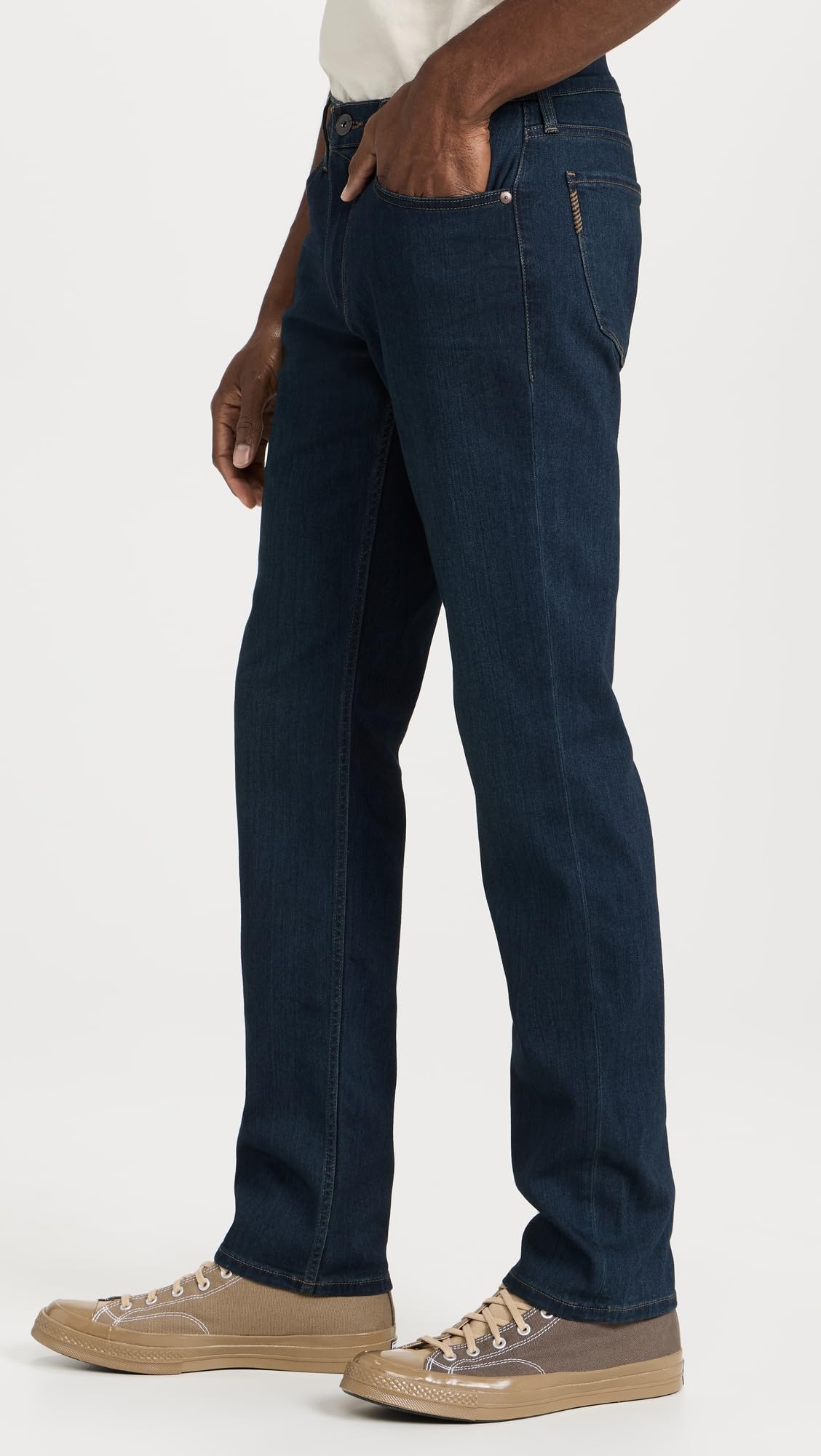 PAIGE Men's Normandie Transcend Jeans - Slim Fit Stretch Denim Pants for Casual & Business Wear | Comfortable & Stylish for Everyday Use, Office, and Night Out