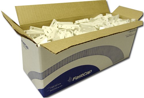 FastCap Metal Kolbe Korner - 500 Pack, White - Perfect for Cabinet Making, Woodworking, and DIY Home Improvement Projects
