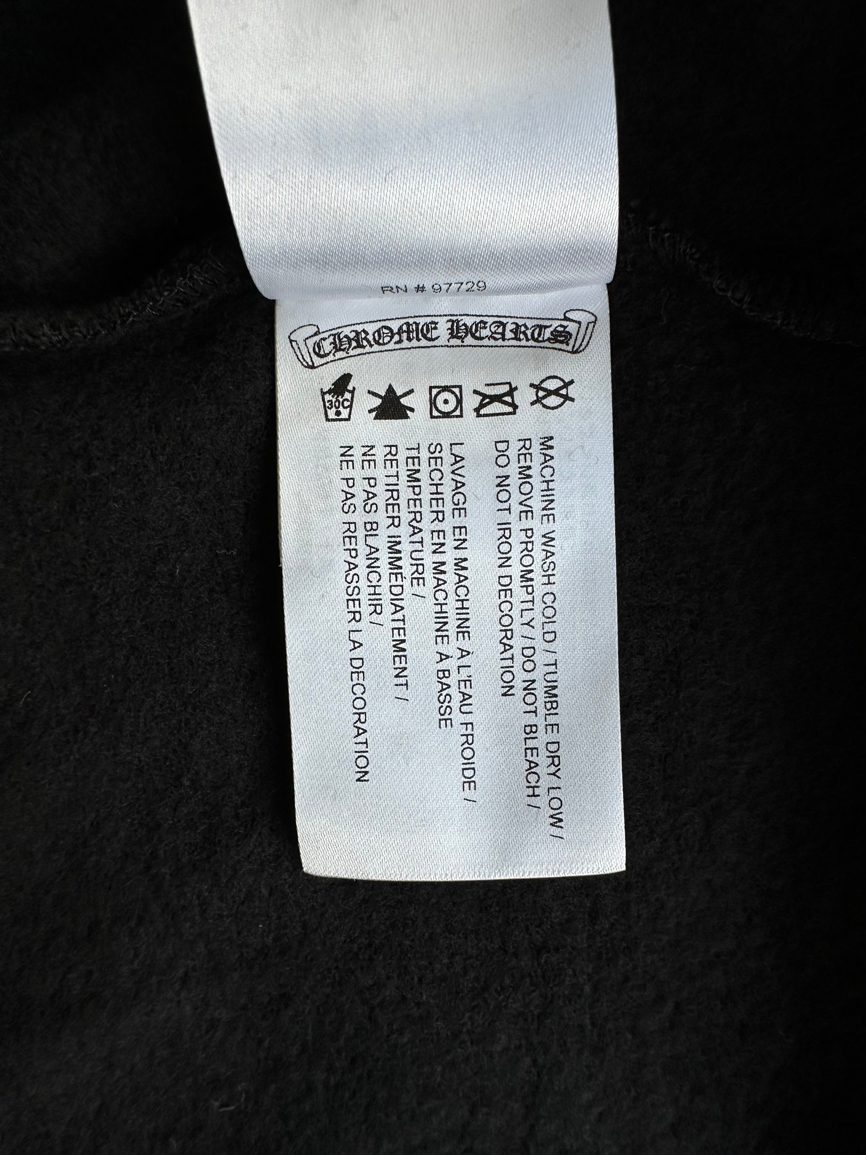 Chrome Hearts Black & White T-Bar Logo Hoodie for Men & Women | Streetwear Fashion | Casual Wear & Urban Style