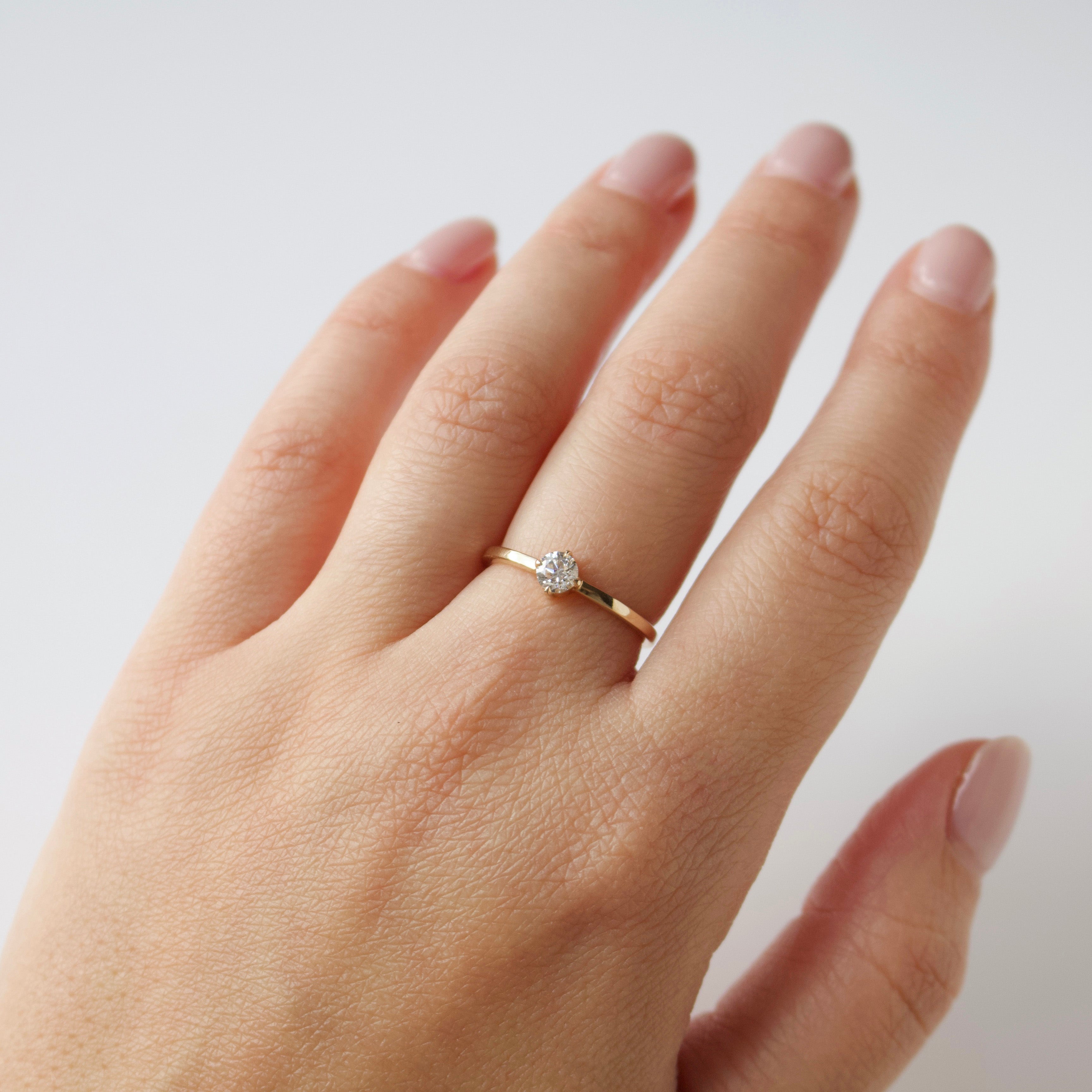 Exquisite Camille Brilliant Cut Solitaire Diamond Engagement Ring - Perfect for Proposals, Weddings & Anniversary Gifts