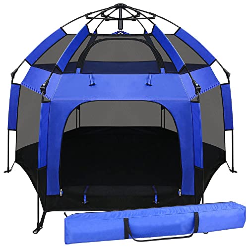 UJUJIA Portable Baby Playpen with Canopy - 61