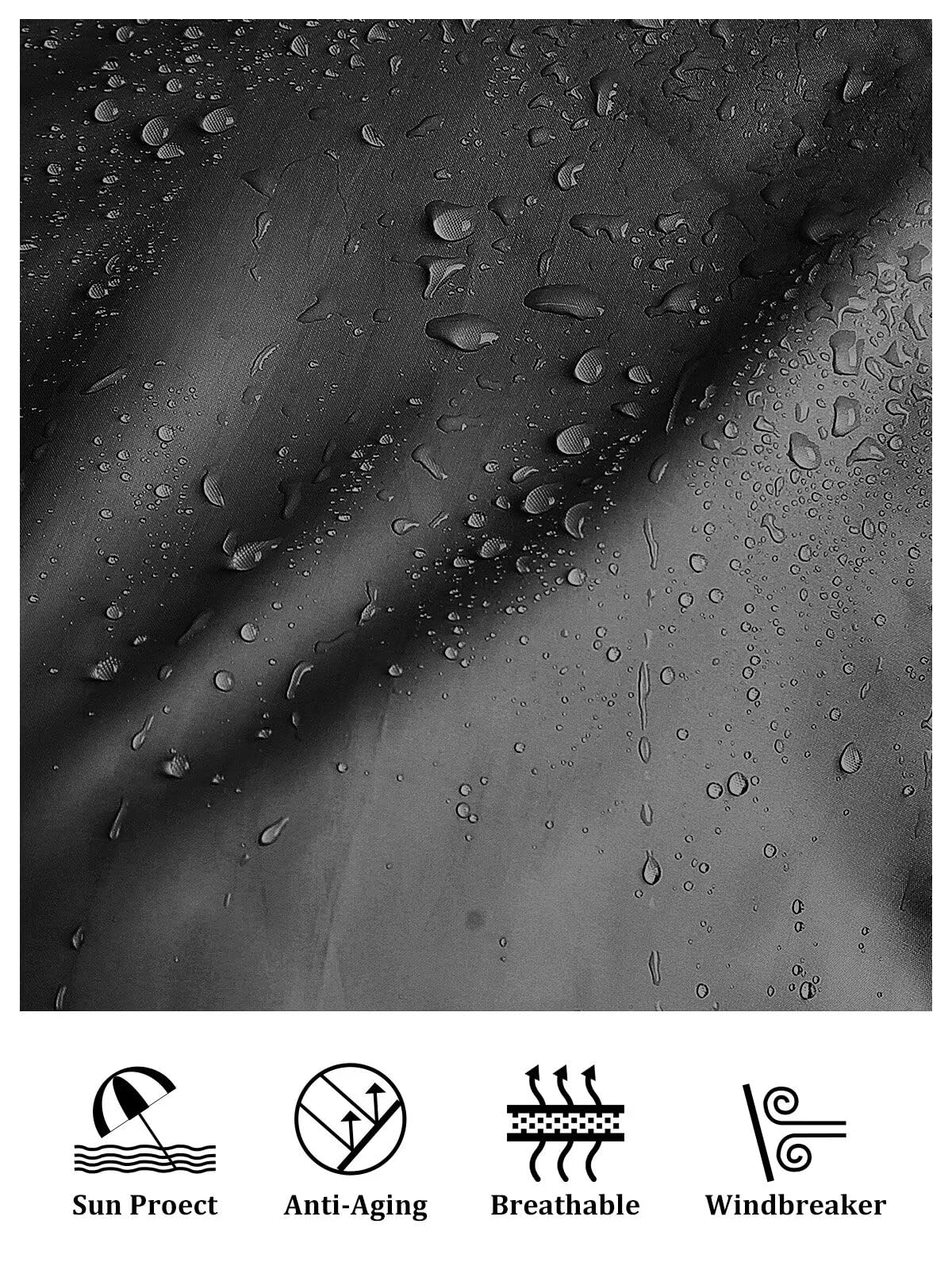 PITINAN Women's Lightweight Waterproof Rain Jacket with Hood & Pockets - Windproof Windbreaker for Outdoor Hiking, Camping & Travel