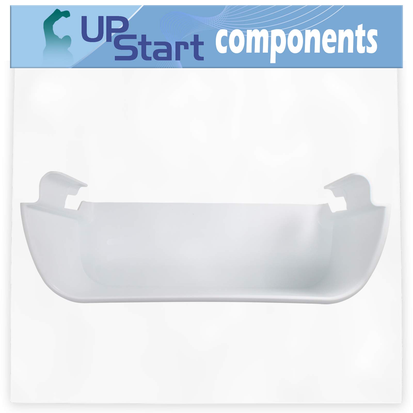 UpStart Components Refrigerator Door Shelf Bin Replacement for Frigidaire FFHS2313LEC - Compatible with AP2116105 - Durable Fridge Organizer for Fresh Food Storage (240363701)