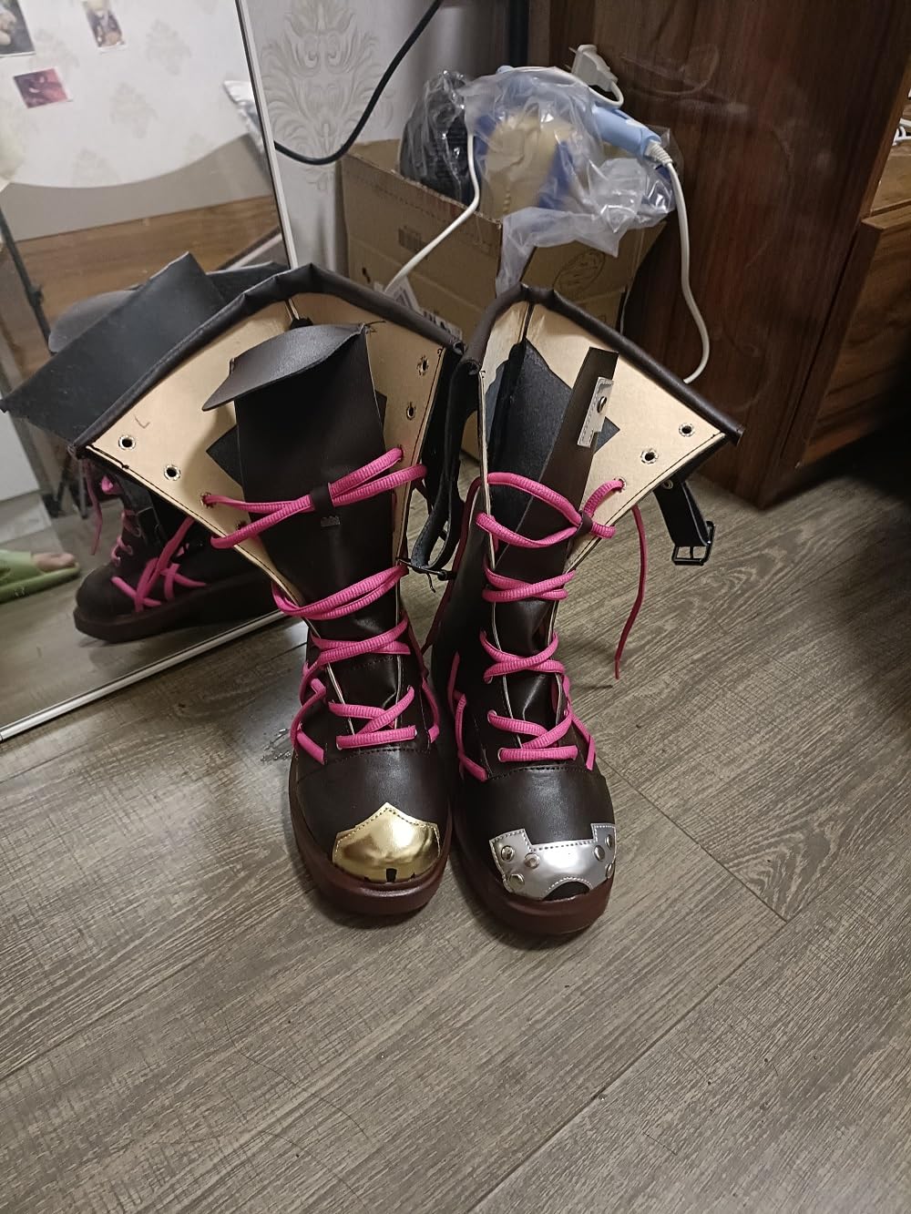 Arcane Jinx Cosplay Boots for Women - Anime Halloween Costume Shoes for Cosplay, Halloween Parties & Conventions
